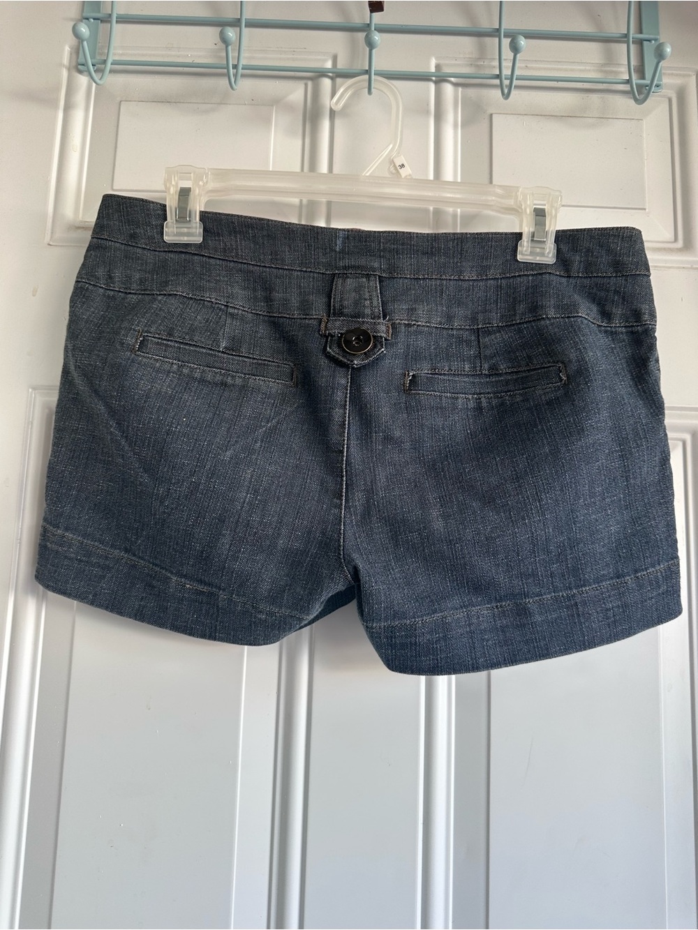Women’s Dark Denim Shorts - - Picture 2 of 3
